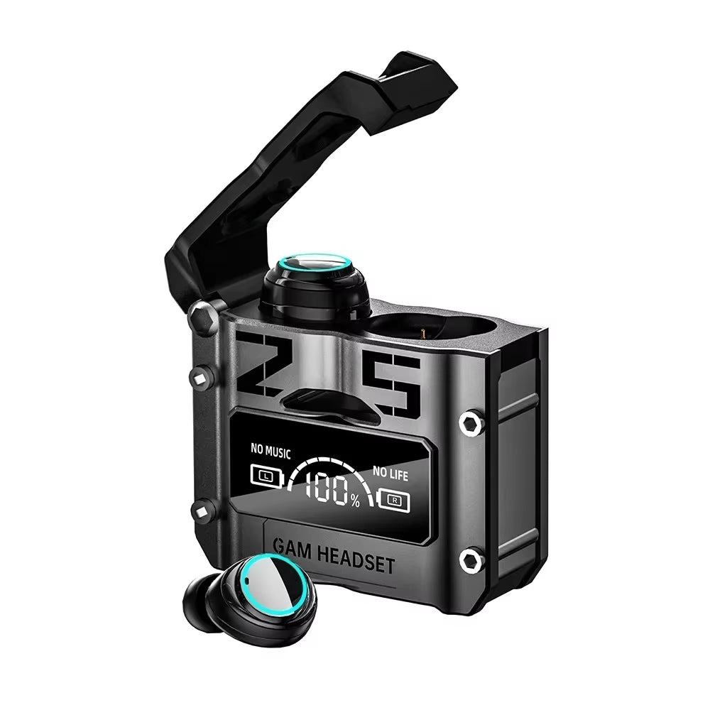 M25 Pro TWS Wireless Earbuds – Bluetooth 5.3 Sports Headphones with LED Power Display, Deep Bass Stereo & Waterproof Design