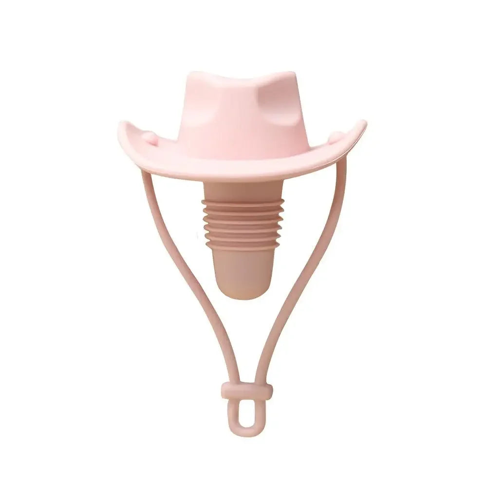 Creative Cowboy Hat Wine Cork Stopper - Fun Leak-Proof Beverage Sealer for Kitchen & Bar