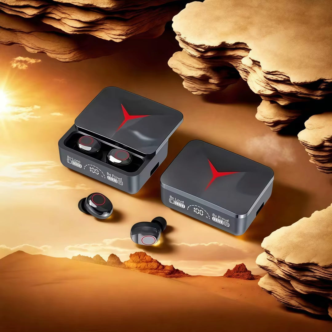 M90 TWS Wireless Bluetooth Earbuds – HiFi Stereo Headphones with Mic, Touch Control, Deep Bass, Low Latency for Gaming, Sports & Smartphones