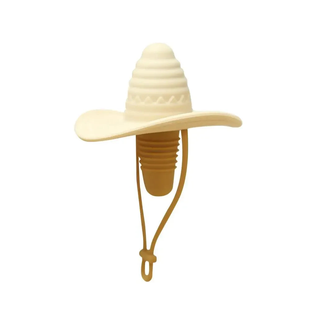 Creative Cowboy Hat Wine Cork Stopper - Fun Leak-Proof Beverage Sealer for Kitchen & Bar