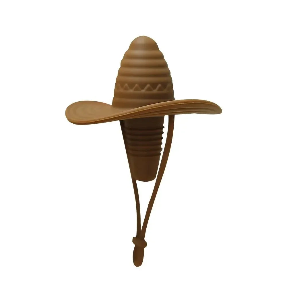 Creative Cowboy Hat Wine Cork Stopper - Fun Leak-Proof Beverage Sealer for Kitchen & Bar