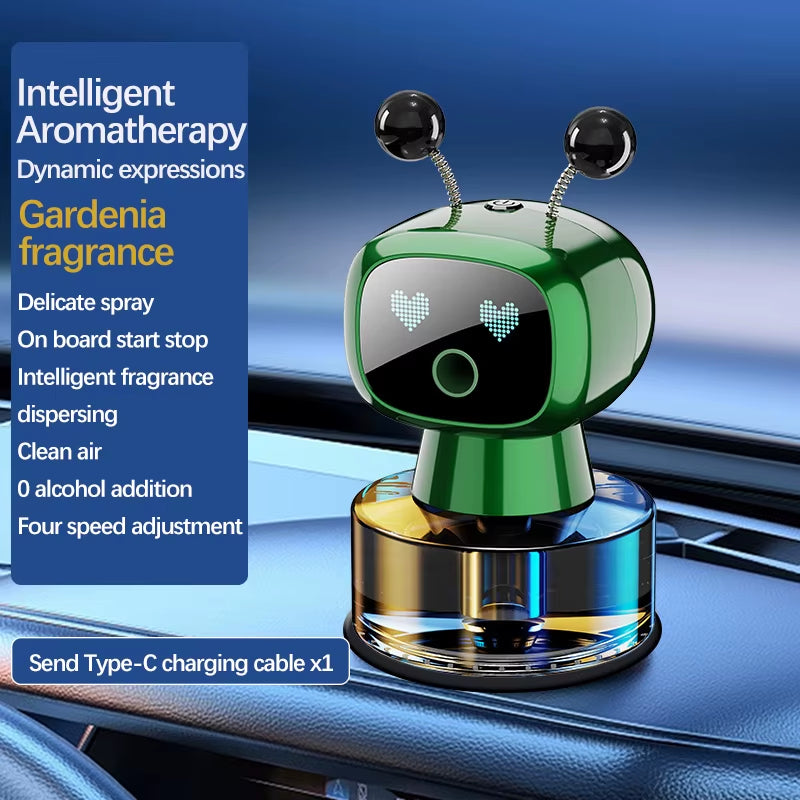 Revitalize Your Ride with Our Smart AI Car Air Freshener - Rechargeable & Adjustable Aroma Diffuser! Perfect Gift for Car Lovers!