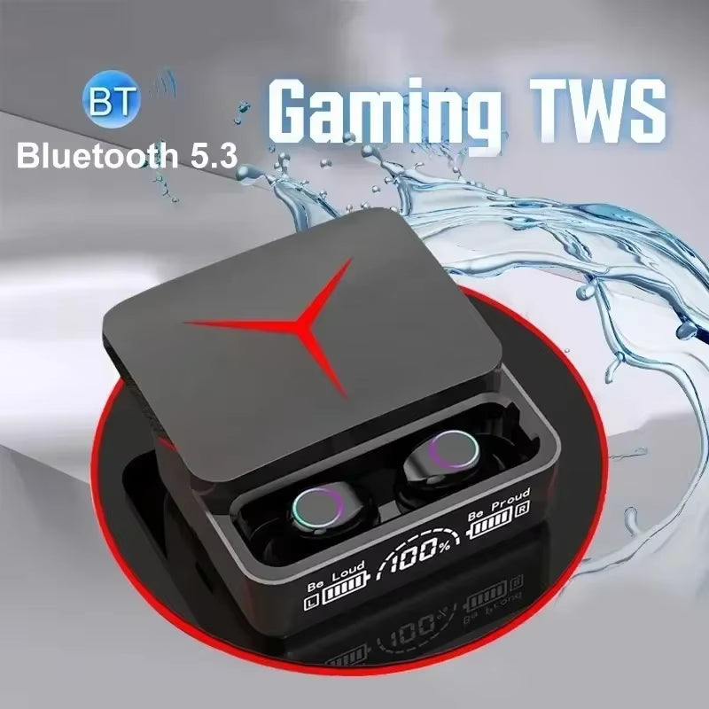 M90 TWS Wireless Bluetooth Earbuds – HiFi Stereo Headphones with Mic, Touch Control, Deep Bass, Low Latency for Gaming, Sports & Smartphones