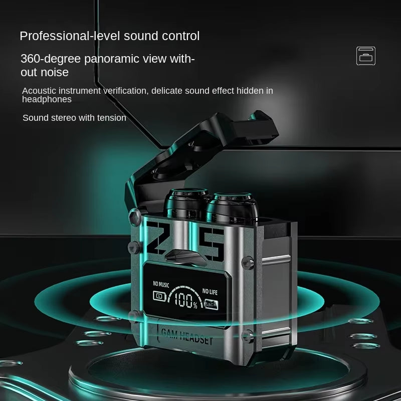 M25 Pro TWS Wireless Earbuds – Bluetooth 5.3 Sports Headphones with LED Power Display, Deep Bass Stereo & Waterproof Design
