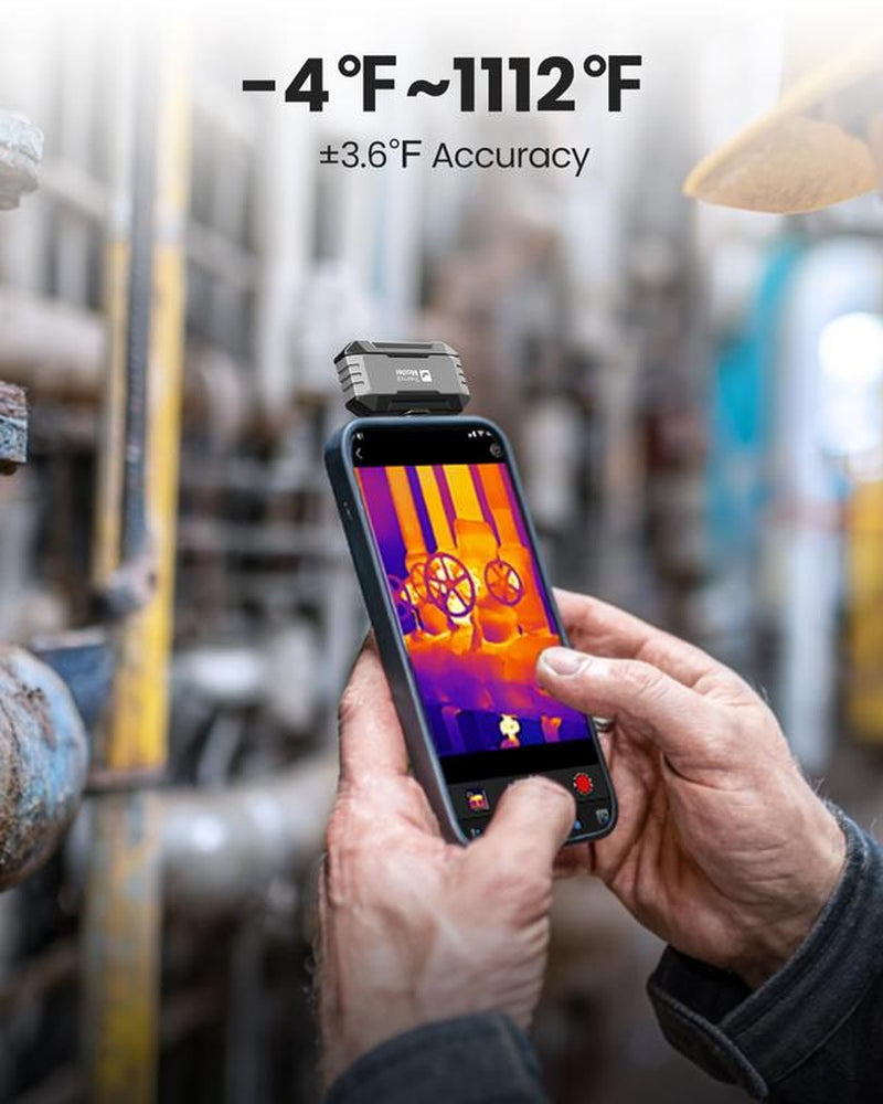 Thermal Camera for USB-C Iphone and Android, P1 Thermal Imaging Camera with 320×240 X³ IR Resolution, -4℉ to 1112℉, 160×120 Infrared Camera (Ios and Android)