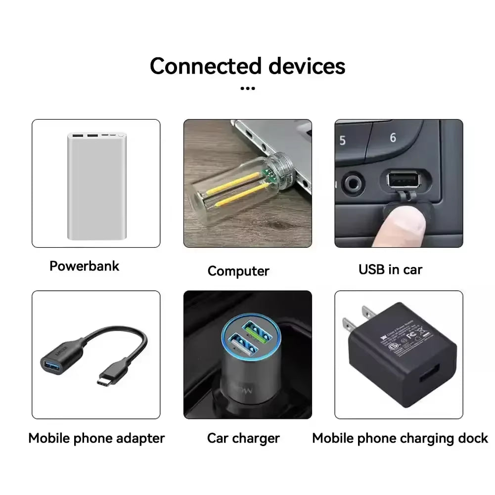 USB Touch Control LED Night Light 